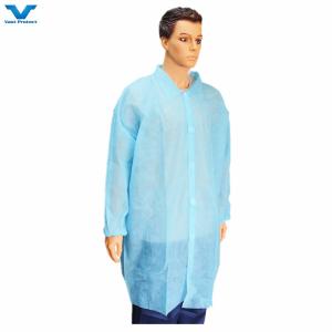Buy cheap Customized Disposable Lab Coats with Ce Certificate and Magic Tape Closure from wholesalers