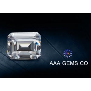 Buy cheap Emerald Cut Lab Created Moissanite Loose Diamond Supper White product