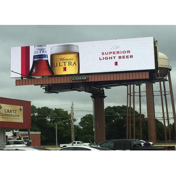 Quality Single Pillar Type Outdoor LED Displays High Brightness Advertising Video Wall for sale