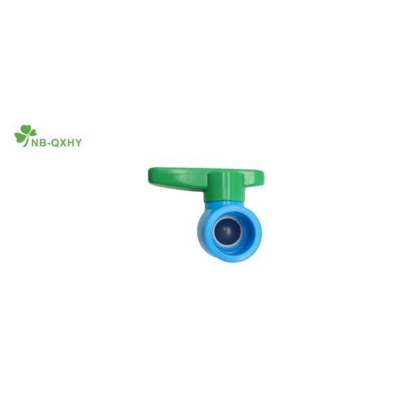 Nb-Qxhy Green Butterfly Handle Plastic PVC Compact Ball Valve with Water Supply