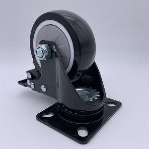5 Inch PU Tread Swivel Caster with Brake
