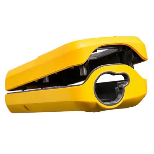 Yellow Plastic 2K Injection Molding , Overmoulding 2 Shot Injection Molding