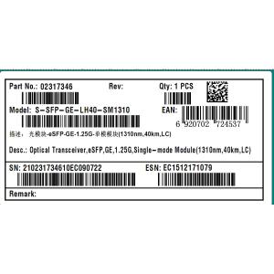 Buy cheap S-SFP-GE-LH40-SM1310 , Huawei AR G3 Optical TransceiverS-SFP-GE-LH40-SM1310 from wholesalers