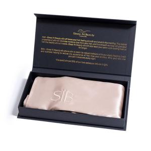 Buy cheap Custom Printed Silk Pillowcase Eye Mask Scrunchie Set Gift Box from wholesalers