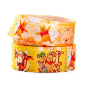 Factory 196 colors customize polyester solid color grosgrain printed ribbon
