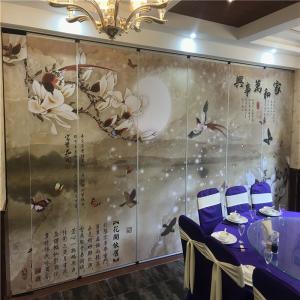 Buy cheap Ebunge Movable Partition Walls Operable Walls Landscape Printing Surface for Upscale Restaurant from wholesalers