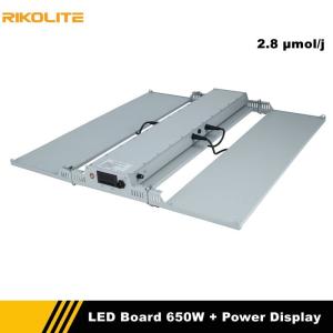 Buy cheap Rikolite Horticulture LED Grow Lights 650w Quantum Boards With Power Display Function from wholesalers