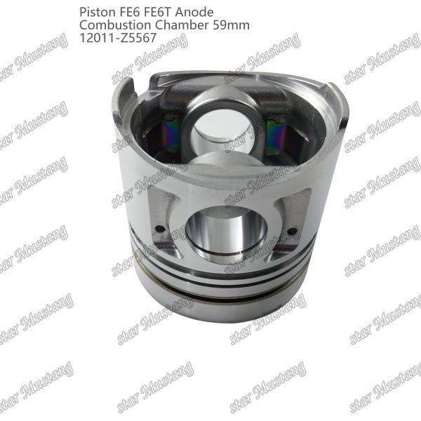 Quality FE6 FE6T Engine Piston Chamber Size 59mm 3x2x4mm 12011-Z5567 For Nissan Engine Spare Parts for sale