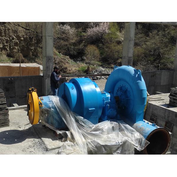 Customized Capacity Hydro Turbine Generator 200kw-20mw Steel Parameters 5m-500m Water Head 50HZ/60HZ