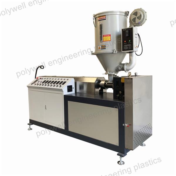 Quality Plastic Forming Single Screw Extruding Machine PA66GF25 Granules Processing for sale