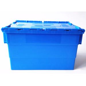 Blue Grey Green 60L Plastic Storage Container With Lid
