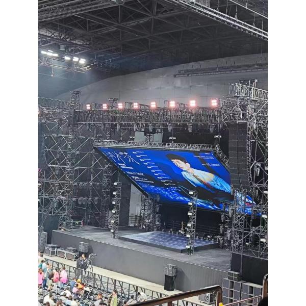 Black Silver Aluminum Lighting Truss Customized Foldable Portable Square Aluminum Truss