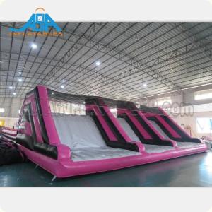 72M Long Interactive Inflatable 5k Obstacle Course / Insane Inflatable Fun Run