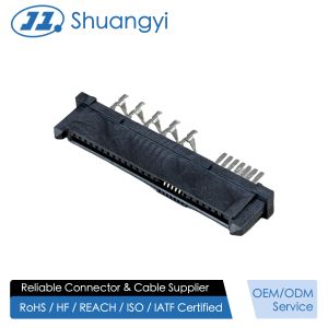 Buy cheap High-Reliability SAS 29P 180° IDC Female PCB Connector, Ni/Au/Sn Plated Terminals | Electrical Wire Cable Connector Customization for Server & Power Applications from wholesalers