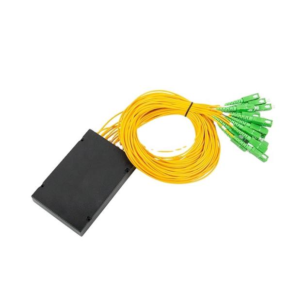 1*4 1*8 ABS Box Type Fiber Optic PLC Splitter With SC/APC Connector