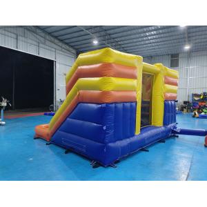 Commercial Inflatable Bounce House With Double Slides Inflatable Water Slides