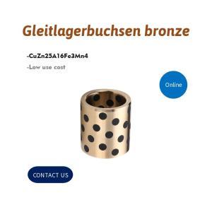 Buy cheap Gleitlagerbuchsen Bronze Alloy Bronze Gleitlager Bushing With Graphite Inserted from wholesalers