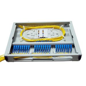 Buy cheap 1.4U SC LC Rack Fiber Patch Panel 24 48 Port Top Transparent Cover For Easy Observation from wholesalers