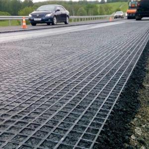 Road Construction Material PP PET Biaxial Geogrid For Soil Stabilization