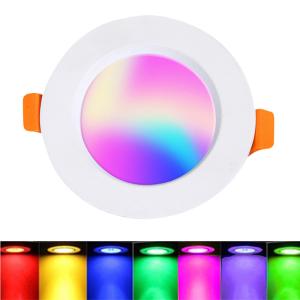 Buy cheap 3 CCT Adjustable RGBW LED Downlight with 24V DC 0-10V dimmable 5 Years Warranty 120LM/W from wholesalers