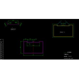 Buy cheap Powder Coated Aluminium Alloy Extrusions Profiles Aluminium Profile Section from wholesalers
