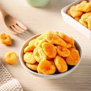 Classic Enlightened Roasted Broad Beans Golden Color Fava Beans Lightly Salted