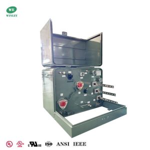 100Kva Single Phase Pad mounted Transformer Dual Windings 12.47KV To 120V ANSI