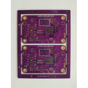 Buy cheap Double Sided PCB Black and Yellow Silkscreen Color for Two Layer Printed Circuit Board product