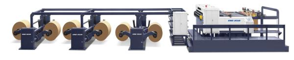 Buy cheap JIGUO ZWC-1400-6 Paper Sheeter Cutter Machine, Reference weight of cutting paper:50-500g/m2,Max.Diameter of paper:1650mm(65〃)Max,Maximum cutting speed from wholesalers
