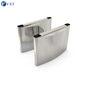 Buy cheap Customized Flap Barrier Gate with 1400*320*1000mm Sliding Turnstile and DC24V Control for 3,000,000 Times Life from wholesalers