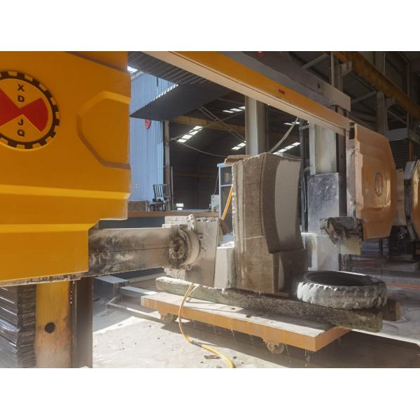 Finished stone product cut by the wire saw