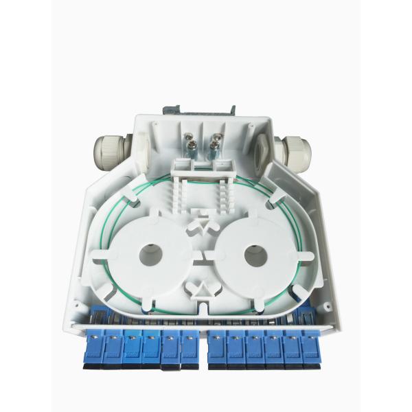 Buy cheap ABS Plastic FTTH CATV Epon Fiber Optic Terminal Box DIN Rail Mounted from wholesalers
