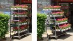 Buy cheap Plant trolley cart Greenhouse Warehouse Flower Cart Hot Sales Display Danish Flower Trolley from wholesalers