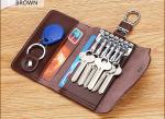 Buy cheap Cowhide waist key chain household large capacity fashion multi-function car lock key bags from wholesalers