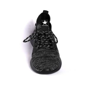 Slip Resistant Flyknit Safety Footwear With Anti Puncture Kevlar Midsole