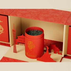 Buy cheap Craft Customized Different Shape Recycle Folding Tea Set Luxury Gift Paper Box from wholesalers