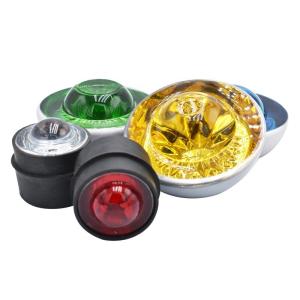 Road Stud Reflector end Solar LED Light Glass Cat Eye for Highway Safety Roadway