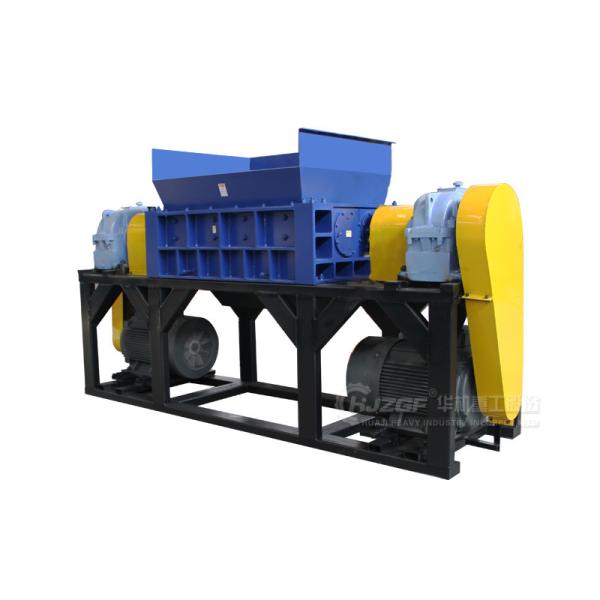 Double Shaft Shredder Machine With Two Wear Resistant Shredding Rollers