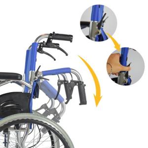Buy cheap attendant Lightweight Manual Wheelchair With Foldable Backrest from wholesalers