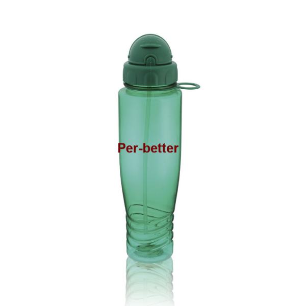 Buy cheap 750ml Tritan water bottle with straw from wholesalers