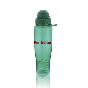 Buy cheap 750ml Tritan water bottle with straw from wholesalers