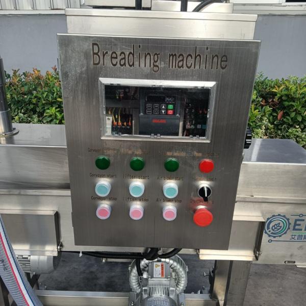 Automatic Fresh Milk Roll Bran Coating Machine Automatic Bread Crumb Coating Machine Corn Stick Bran Coating Machine