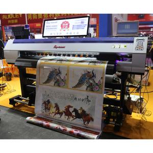 Buy cheap 2 Heads 1.8m Banner Digital Inkjet Printing Machine from wholesalers