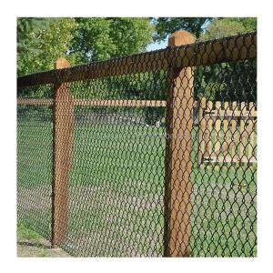 Buy cheap Galvanized PVC Coated Chain Link Fence Wire Mesh 100 Ft Roll for Open Size 25*25mm from wholesalers