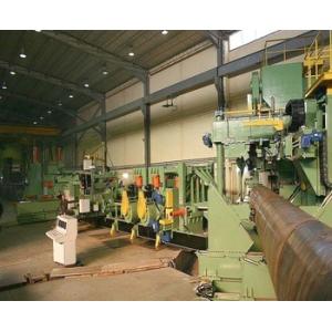 219-1620 Mm Round Spiral Welded Pipe Mill Machine With Advanced Electric System