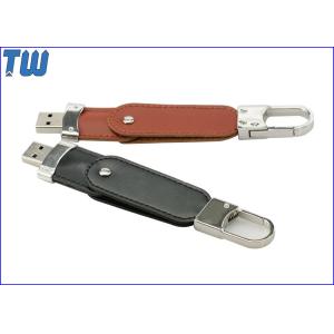 Buy cheap Bulk Custom Cool Buckle 32GB Pendrives Flash Device PU Leather from wholesalers