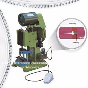 Buy cheap Semi Automatic Two Way Double Pressing Machine with 1.5–3.0 kW Motor Power and 1200pcs/60cm/H Output for Nylon Zipper Production from wholesalers