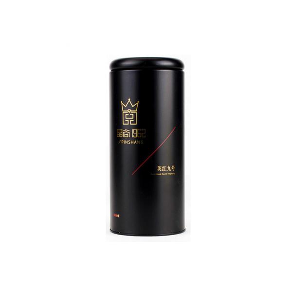 Matt Finished Metal Tea Tin Packaging Hot Sale Airtight Tea Tins Black Tin Boxes Wholesale