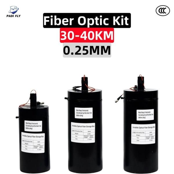Buy cheap Lightweight 0.25mm Dome Enclosure Fiber Optic Kit with Fpv Anti Interference Ultra-Long Distance 30-40km Image Data Module from wholesalers