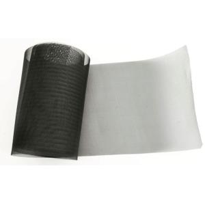 Twill Weave Pure Titanium Wire Mesh 100 200 Mesh Black
